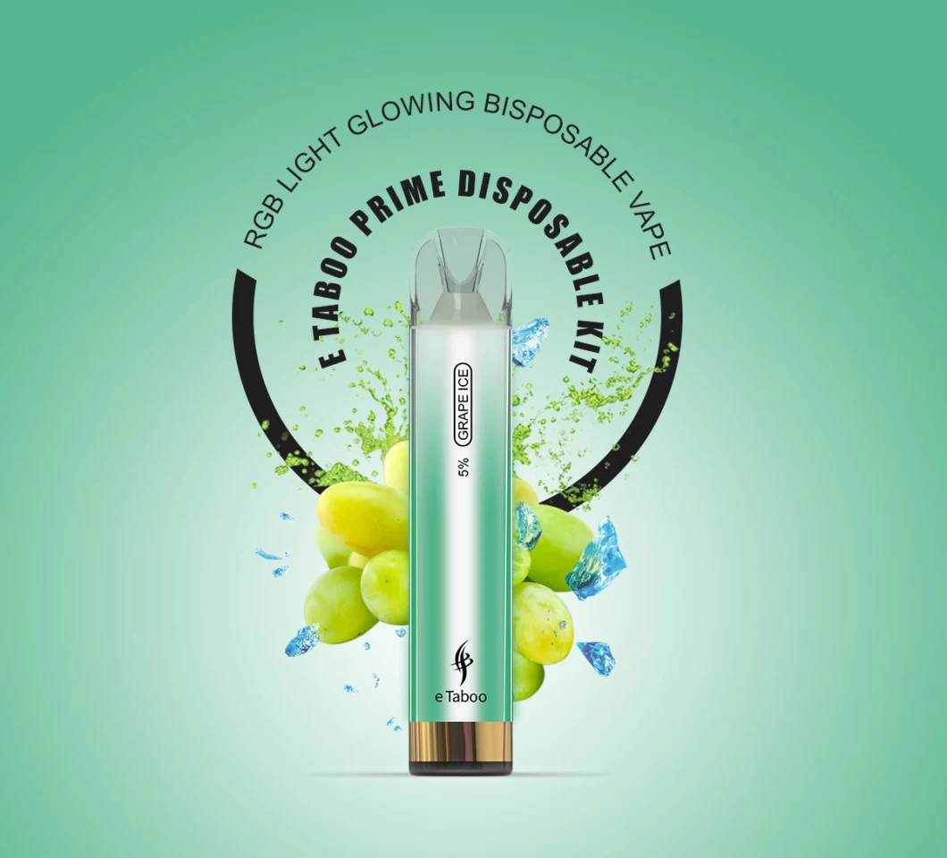 Etaboo Prime RGB Glow Crystal Vape 3000puffs Stock Electronic Cigarette Wholesale Disposable Vape