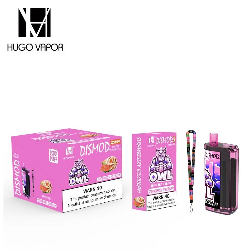 High End New Coming Hugo Vapor Dismod Disposable Vape Device 11ml 3500puffs Pod Vape Ecig Wholesale Disposable Vape