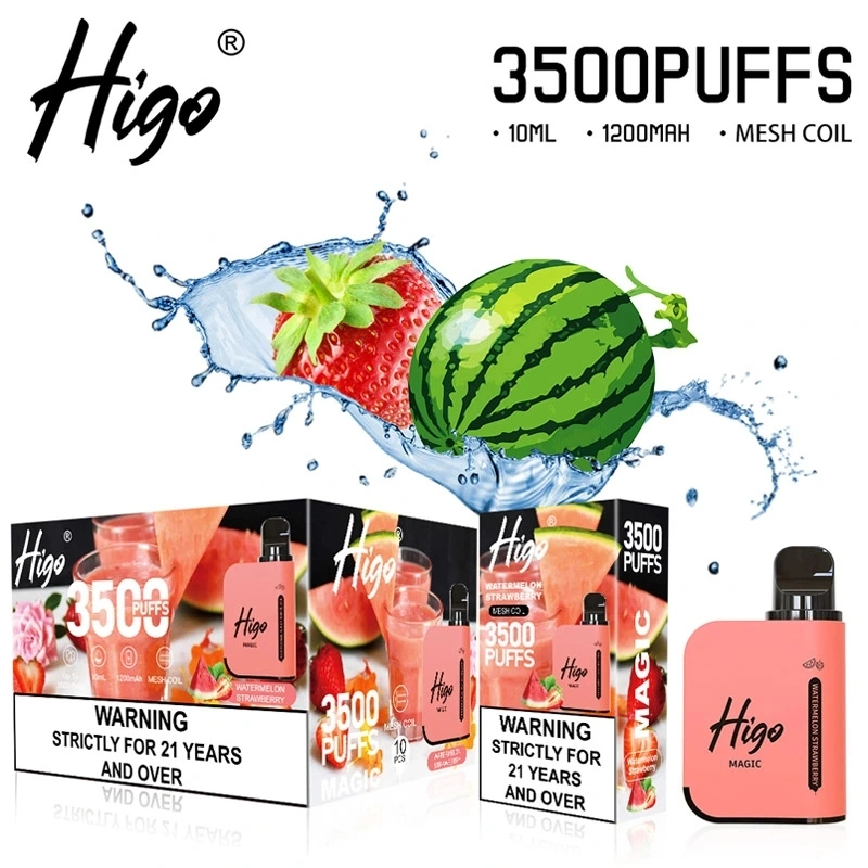 Higo 3500puffs 6ml E-Liquid 12flavors Disposable Vape