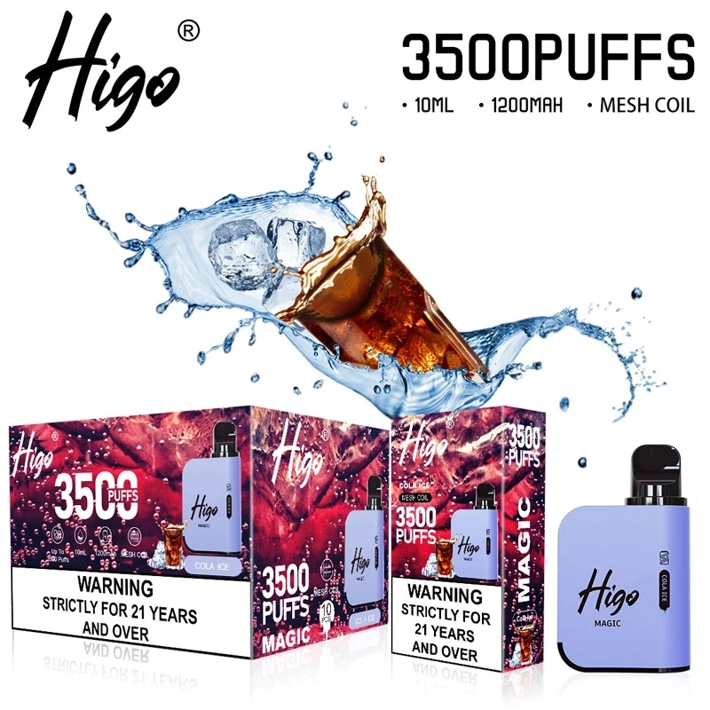 Higo 3500puffs 6ml E-Liquid 12flavors Disposable Vape