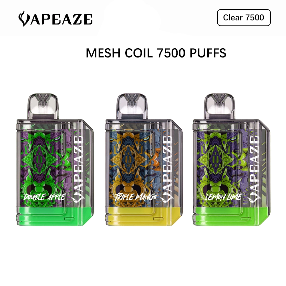 2023 Popular in USA UK Wholesale Electronic Cigarette Clear 5000 7500 8000 9000puffs Lost Vape Orion Bar 7500 Disposable Vape