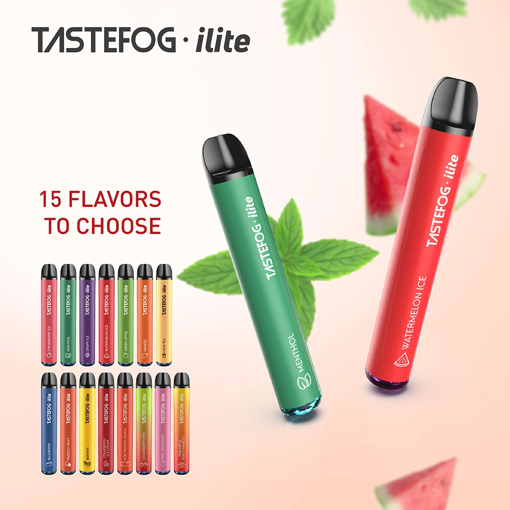 New Arrival Tastefog Ilite 600puffs Factory Wholesale Tpd Certificate Electronic Cigarette Disposable Vape